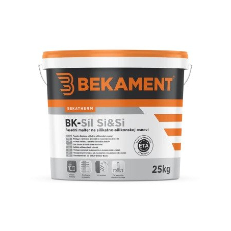 Bekament BK-Sil Si&amp;Si kapart vékonyvakolat bázis 1,5mm